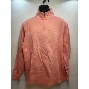 Footjoy Large 1857 Long Sleeve Golf Yacht Sailing Shirt 1/4 Zipper Pullover